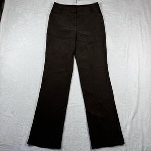 Vintage Elliot Lauren Pants Womens 8 Straight Leg Brown Made In‎ USA